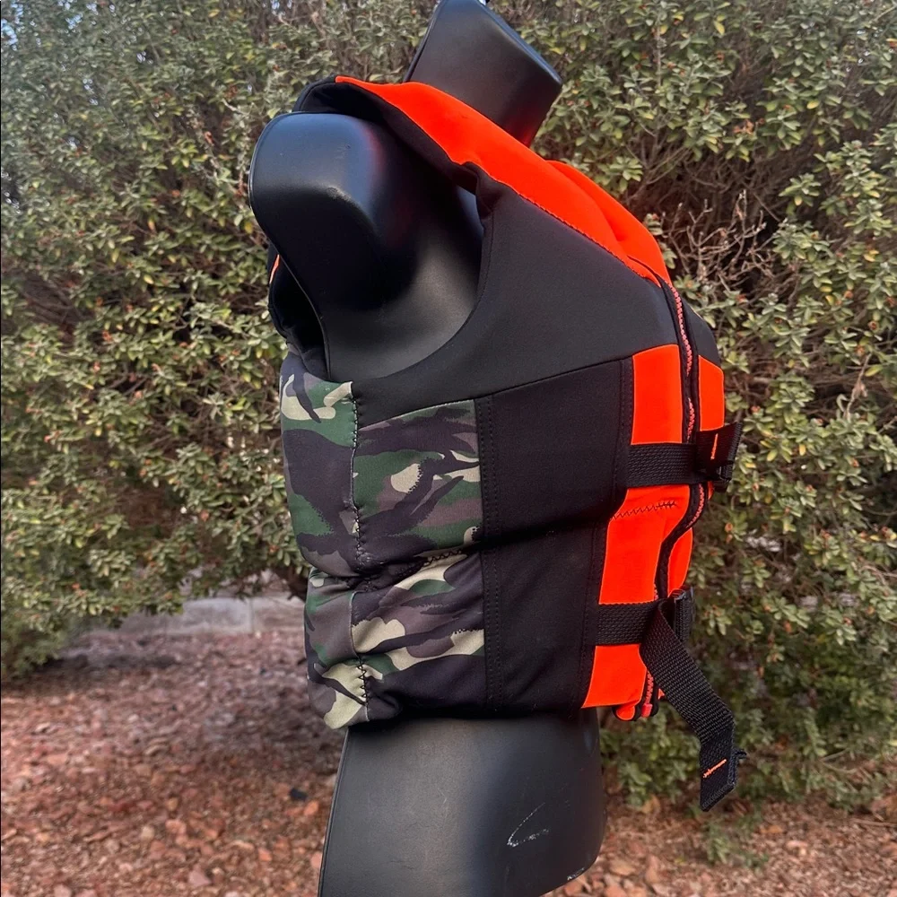 Hyperlite Orange and Black Life Vest - Picture 5 of 17